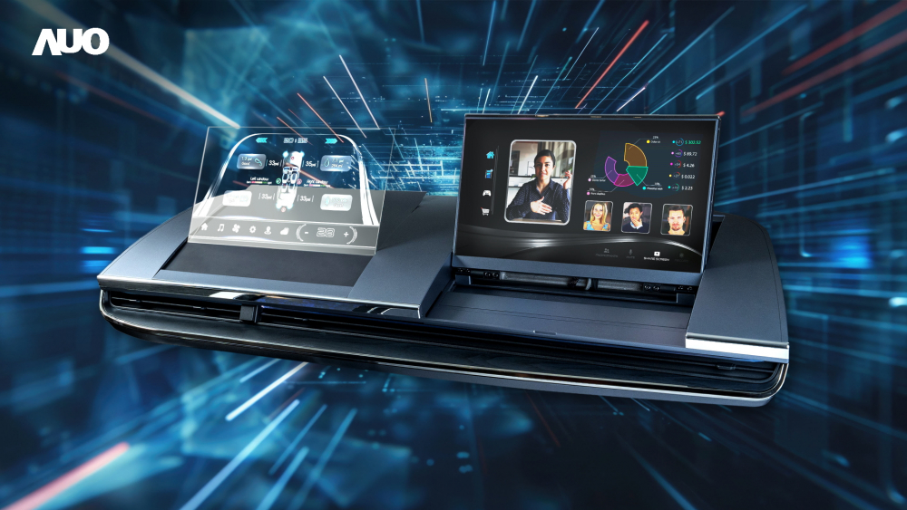 hth·华体Micro LED Display HMI解决方案打造透明Micro LED前座仪表，呈现信息并保留驾驶视野开阔；亦为副驾驶座乘客打造收放自如的Micro LED屏幕，在不影响显示质量的前提于显示区内建镜头，让用户能与视讯对象直接眼神接触，提供绝佳的双向沟通体验