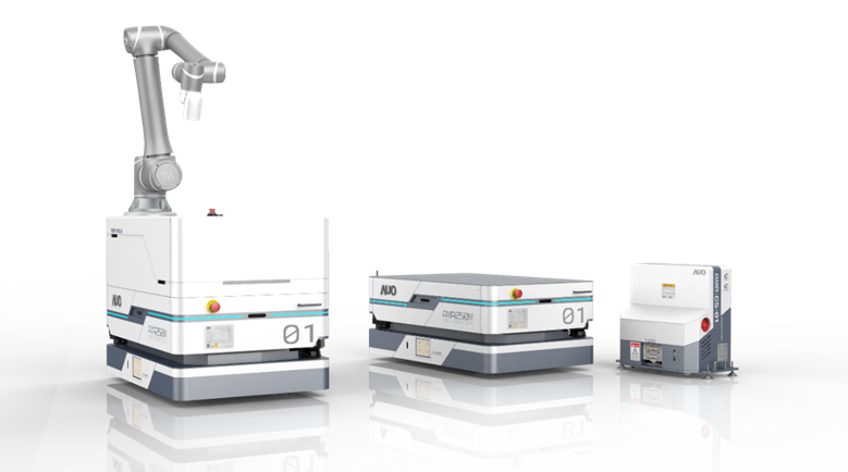 友達數位開發的自主式移動機器人（AMR250M），搭配全向輪並結合AI演算法、2D LiDAR、3D攝影機等技術，協助客戶實現產線全自動化